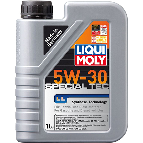 Liqui Moly Моторное масло Liqui Moly Special Tec LL 5W-30, 1 л liqui moly моторное масло liqui moly top tec 4200 5w 30 1 л