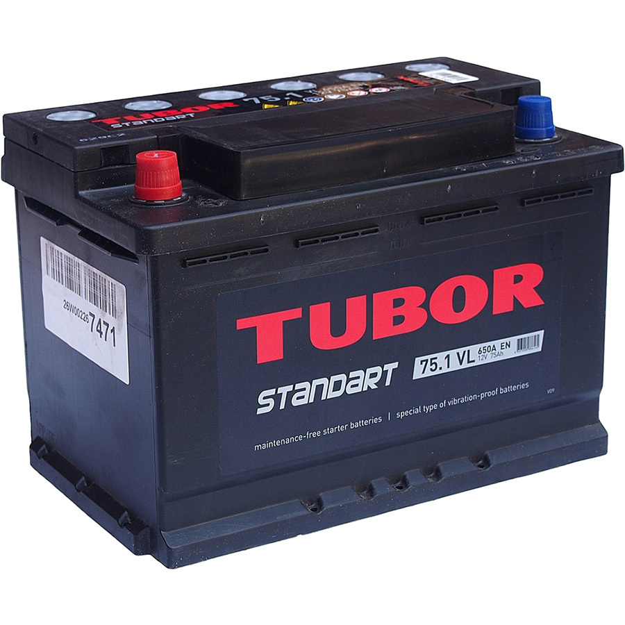 Автомобильный аккумулятор Tubor Standart 75 Ач L3