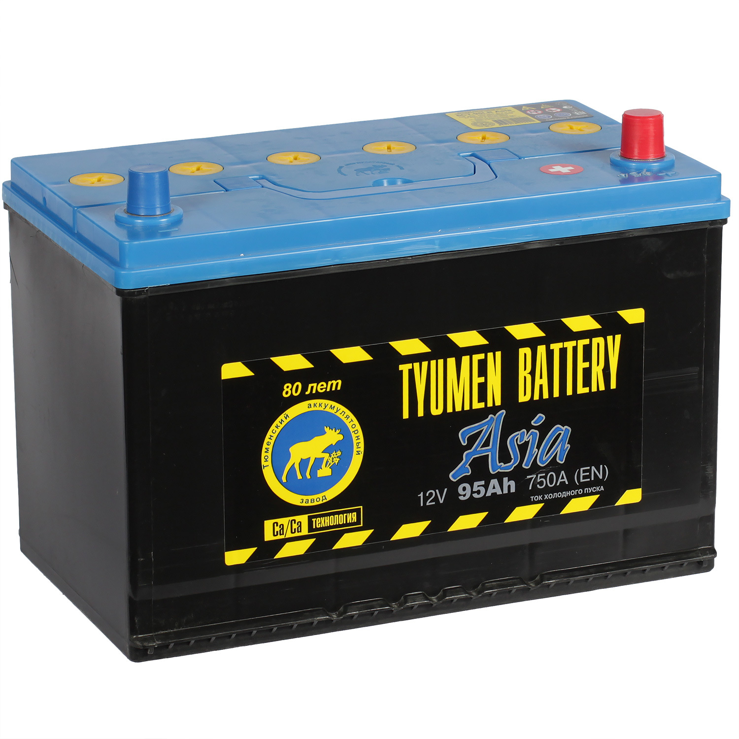 Tyumen Battery Автомобильный аккумулятор Tyumen Battery 95 Ач обратная полярность D31L tyumen battery автомобильный аккумулятор tyumen battery asia 40 ач обратная полярность b19l