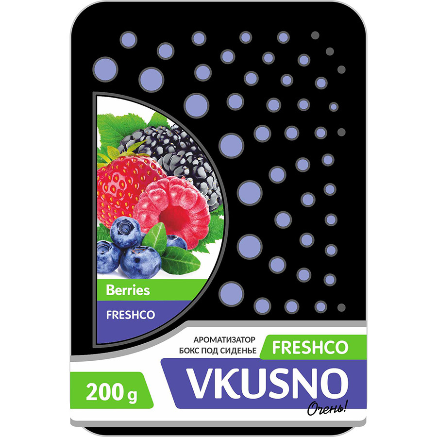 Ароматизатор Azard Freshco Vkusno Лесные ягоды под сиденье (art.AR4BX050)