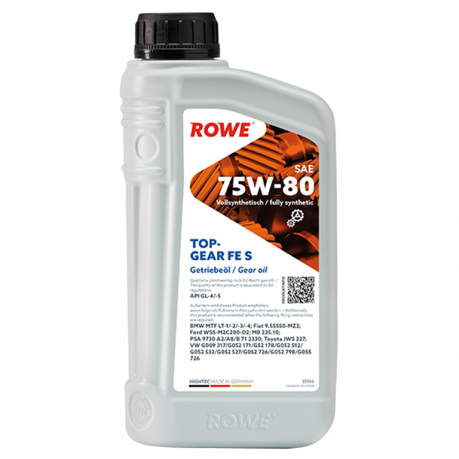 ROWE Трансмиссионное масло ROWE HIGHTEC TOPGEAR FE S 75W-80
