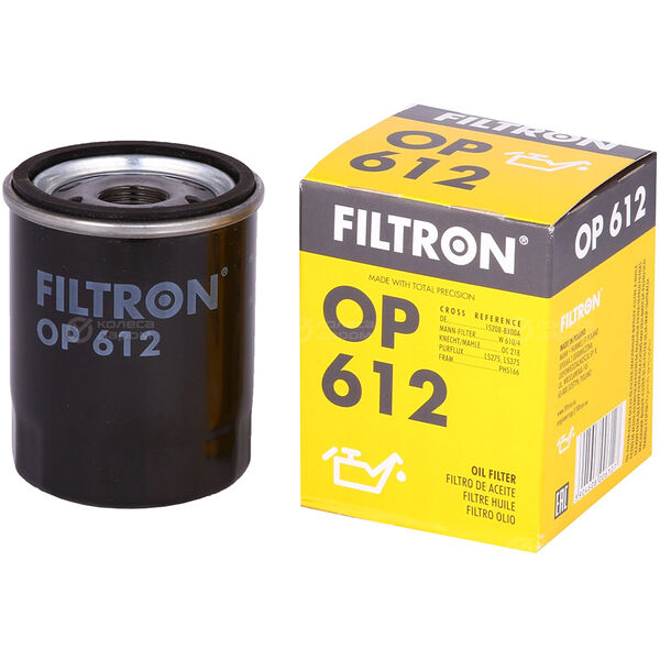 Фильтр масляный Filtron OP612 в Октябрьском