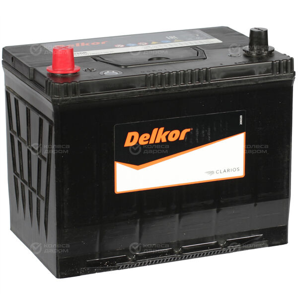 Автомобильный аккумулятор Delkor 80 Ач прямая полярность D26R в Заинске