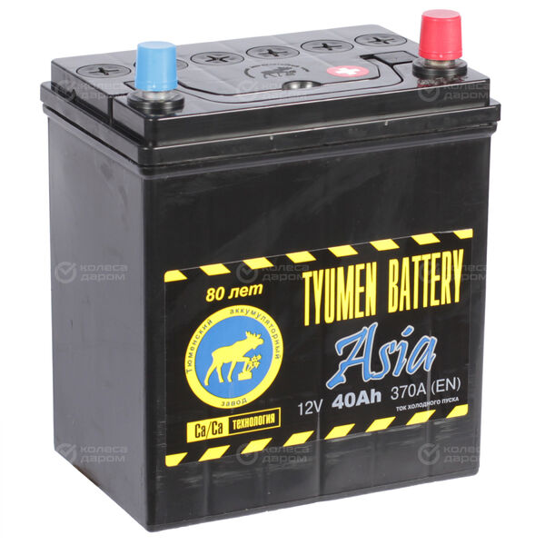 Автомобильный аккумулятор Tyumen Battery Asia 40 Ач обратная полярность B19L в Златоусте