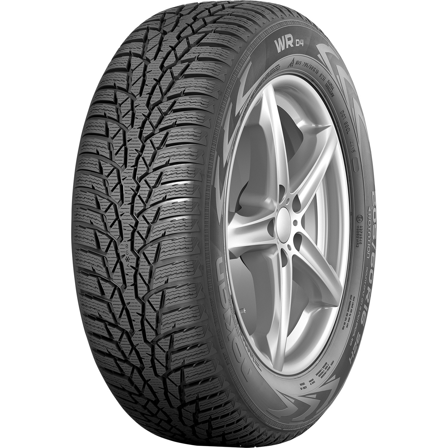 Автомобильная шина Nokian Tyres WR D4 215/55 R16 93H Без шипов wr d4 205 55 r16 91t