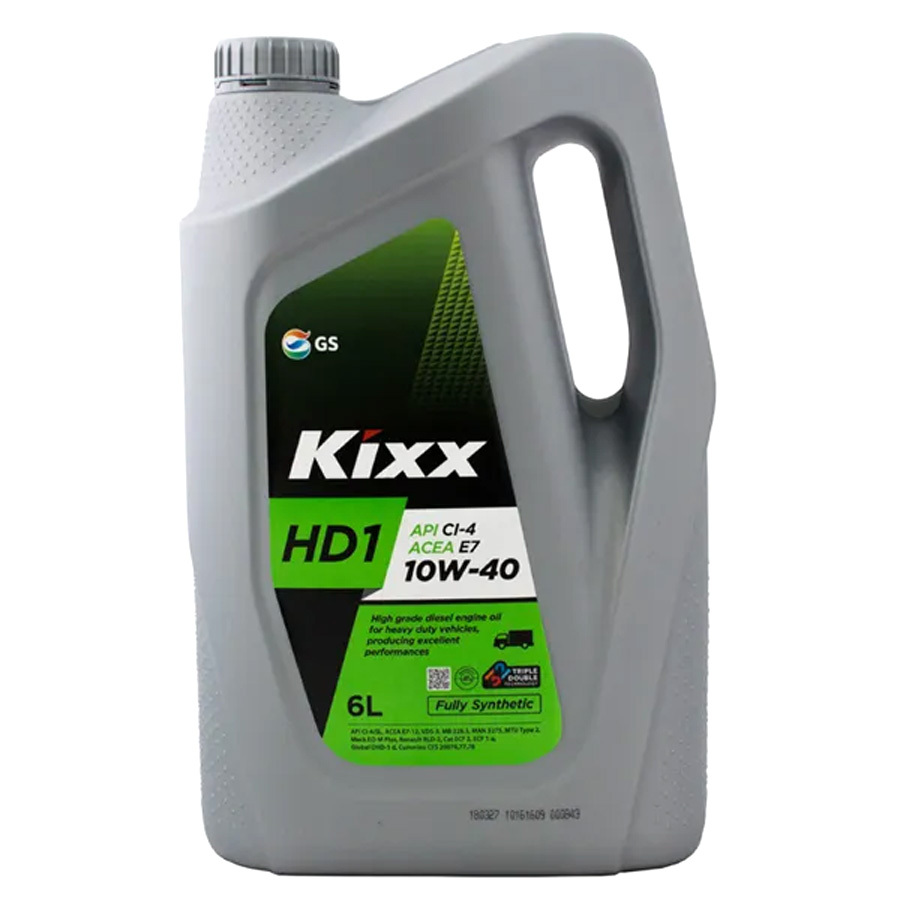 Масло моторное Kixx HD1 10W-40 6л