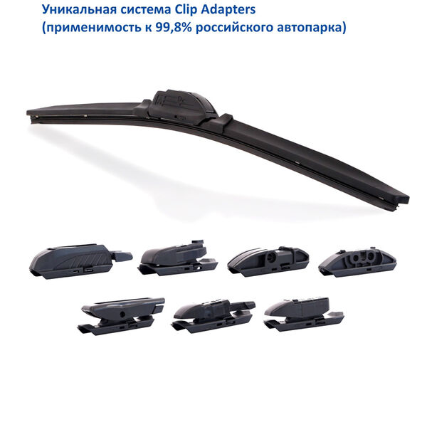 Щетка стеклоочистителя бескаркасная Goodyear Premium 600 мм/24" в Октябрьске