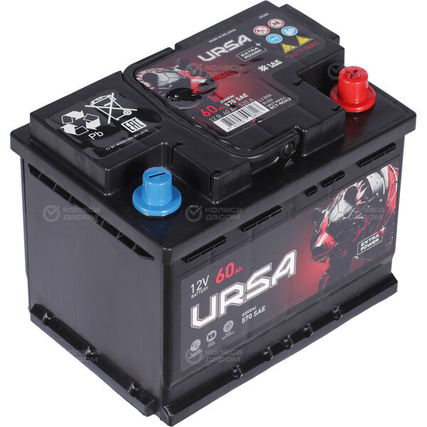 Автомобильный аккумулятор URSA 60 Ач обратная полярность L2 в Новом Уренгое