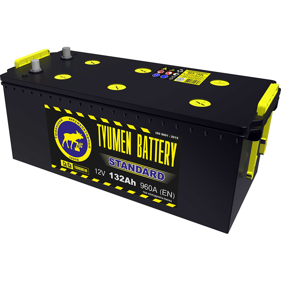 Tyumen Battery Грузовой аккумулятор Tyumen Battery 132Ач п/п сухозаряженная