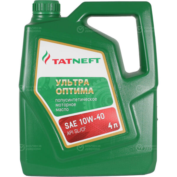 Моторное масло Татнефть Ультра Оптима 10W-40, 4 л в Тюмени