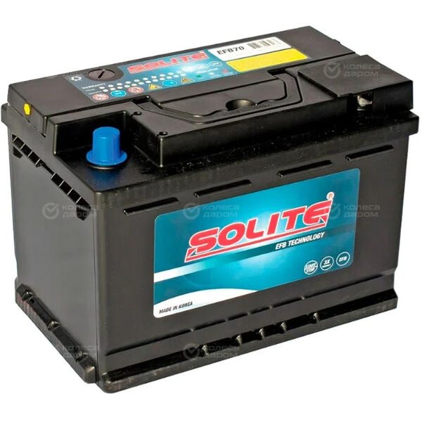 Автомобильный аккумулятор Solite EFB 70 Ач обратная полярность L3 в Зеленодольске