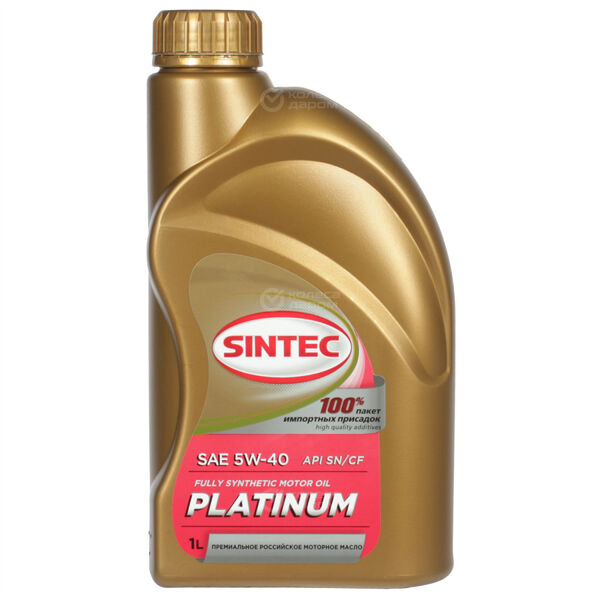 Моторное масло Sintec Platinum 5W-40, 1 л в Глазове