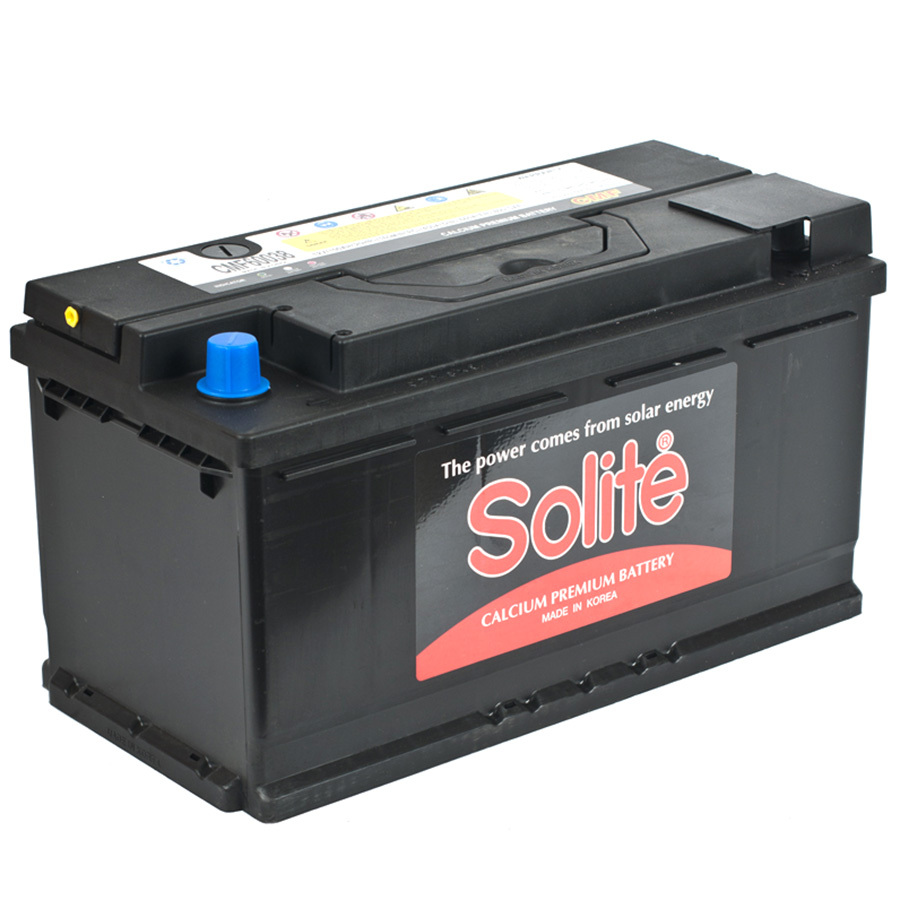 Solite Автомобильный аккумулятор Solite 100 Ач обратная полярность L5 solite автомобильный аккумулятор solite asia 65 ач обратная полярность d23l
