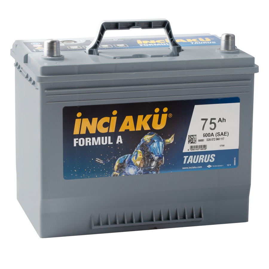 Автомобильный аккумулятор Inci Aku Formul A 72 Ач прямая полярность D26R