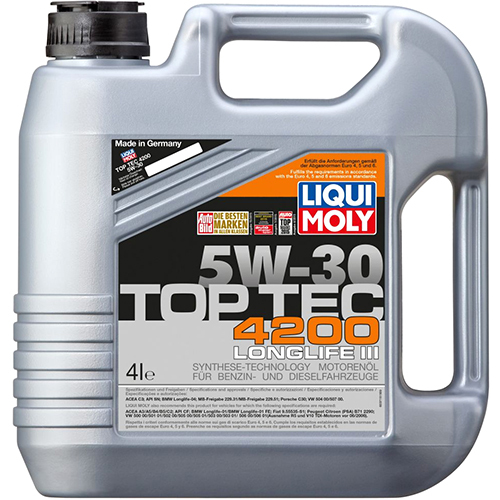 Liqui Moly Моторное масло Liqui Moly Top Tec 4200 5W-30, 4 л