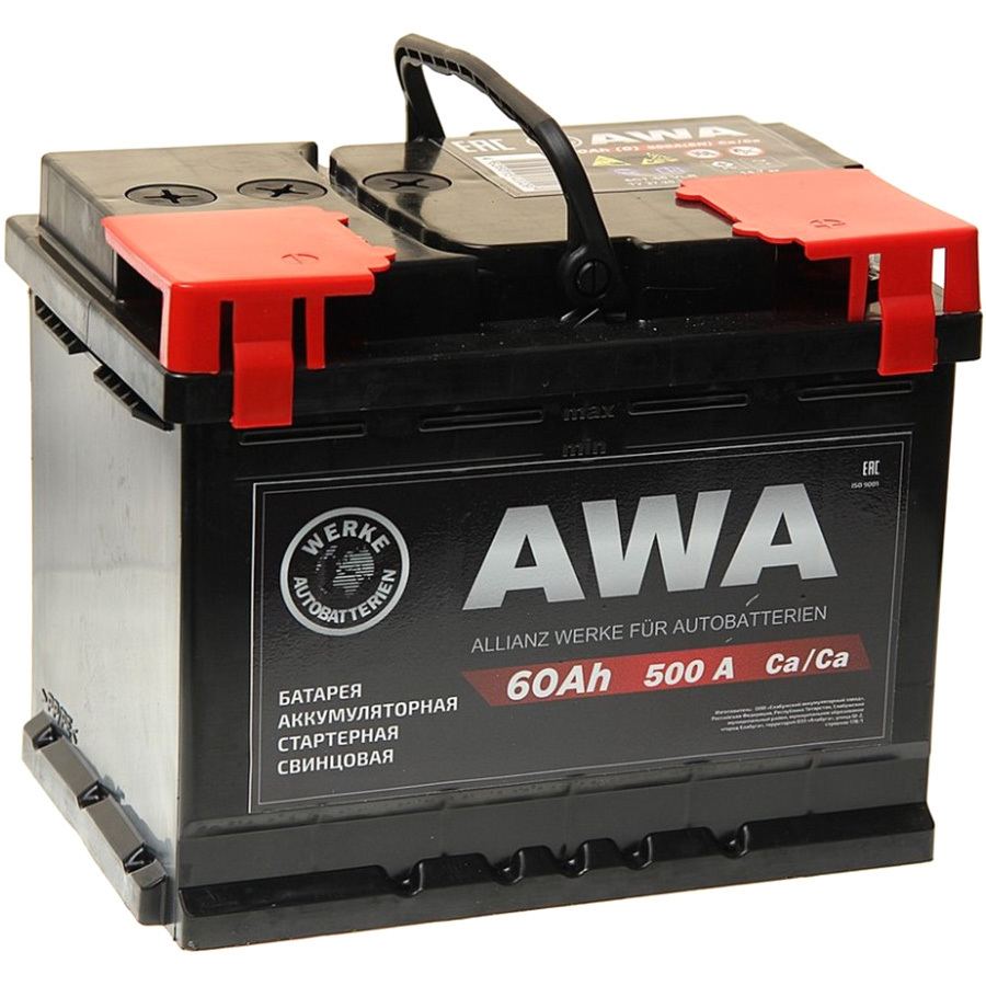 Автомобильный аккумулятор AWA 60 Ач L2