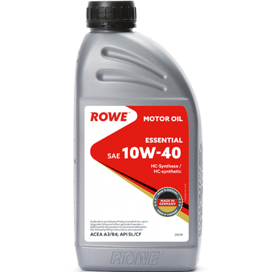 цена ROWE Моторное масло ROWE Essential 10W-40, 1 л