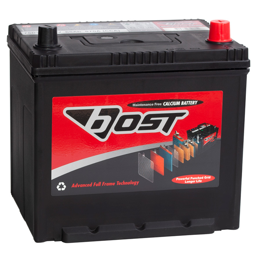 цена Bost Автомобильный аккумулятор Bost 65 Ач обратная полярность D23L