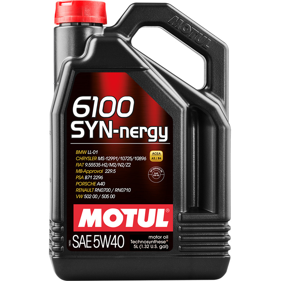 Motul Моторное масло Motul 6100 SYN-NERGY 5W-40, 5 л motul моторное масло motul 6100 save nergy 5w 30 4 л