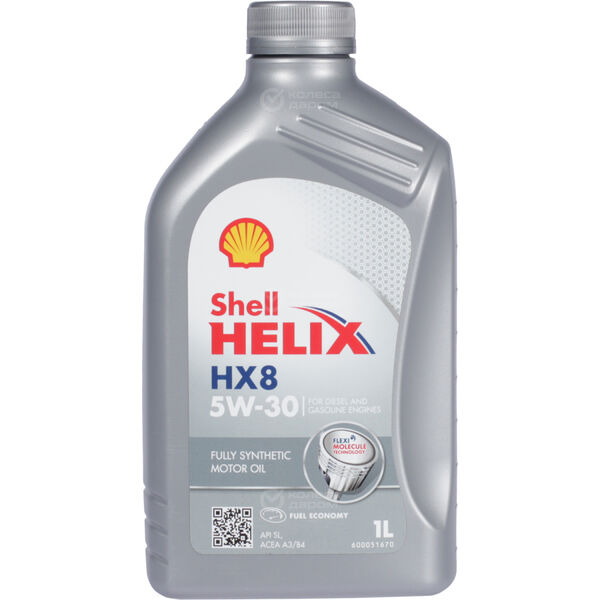 Моторное масло Shell Helix HX8 5W-30, 1 л в Омске