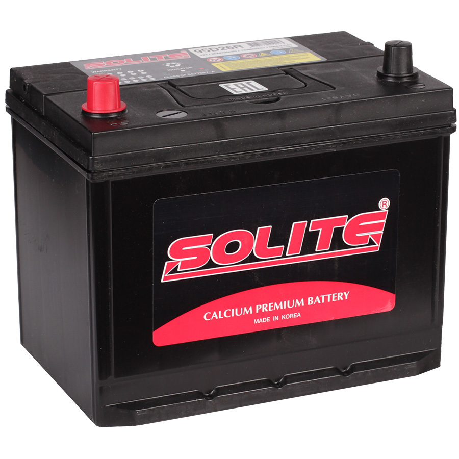 Solite Автомобильный аккумулятор Solite Asia 85 Ач прямая полярность D26R solite автомобильный аккумулятор solite 95 ач прямая полярность d26r