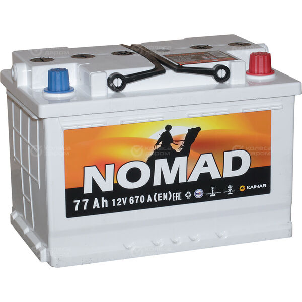 Автомобильный аккумулятор Nomad 77 Ач обратная полярность L3 в Зеленодольске