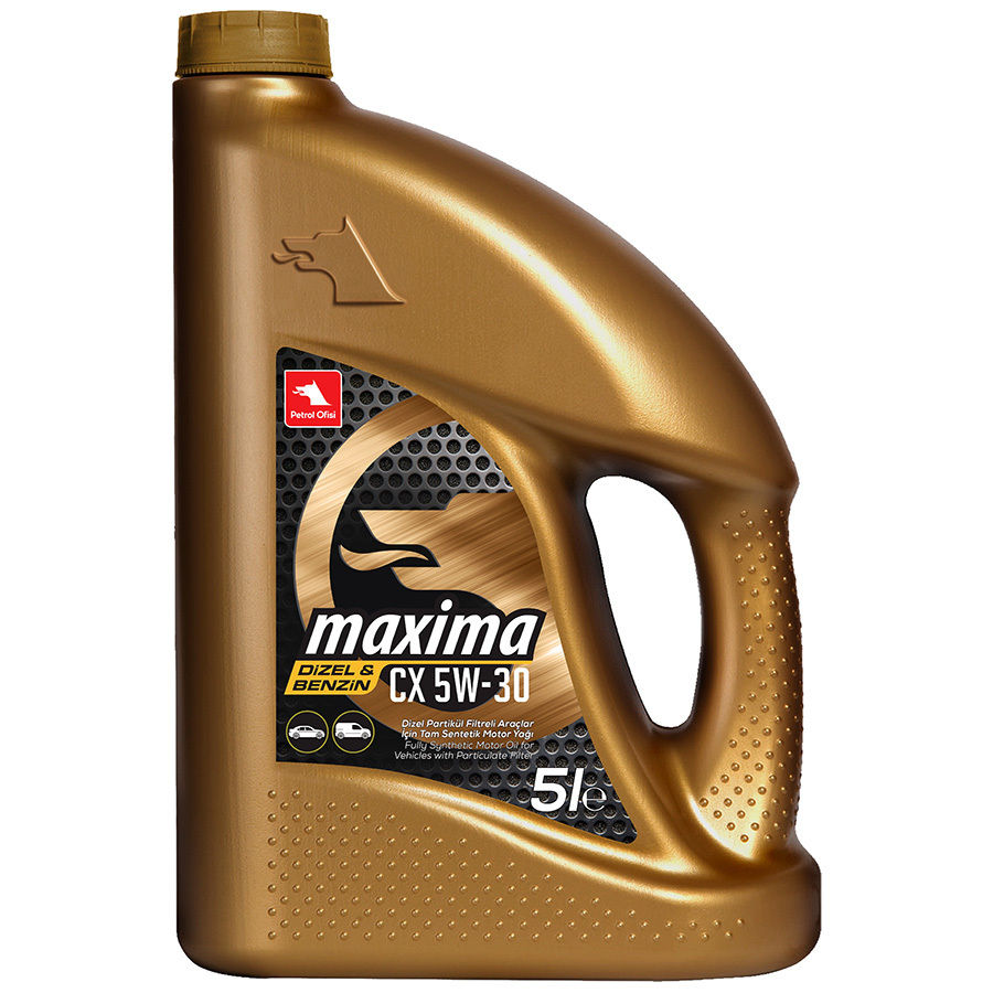 Моторное масло Petrol Ofisi MAXIMA CX 5W-30, 5 л