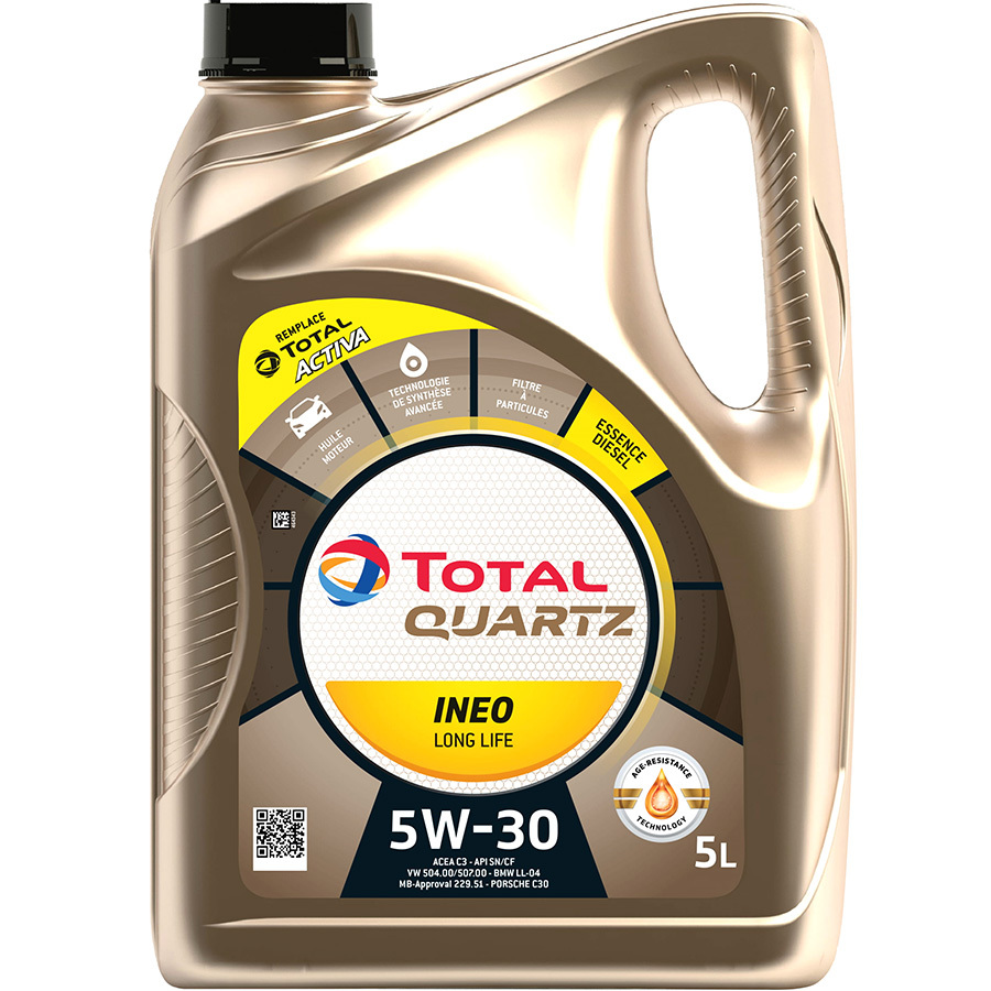 Total Моторное масло Total Quartz INEO Long life 5W-30, 5 л