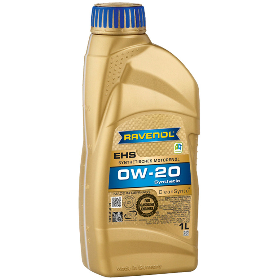 Моторное масло Ravenol EHS 0W-20, 1 л