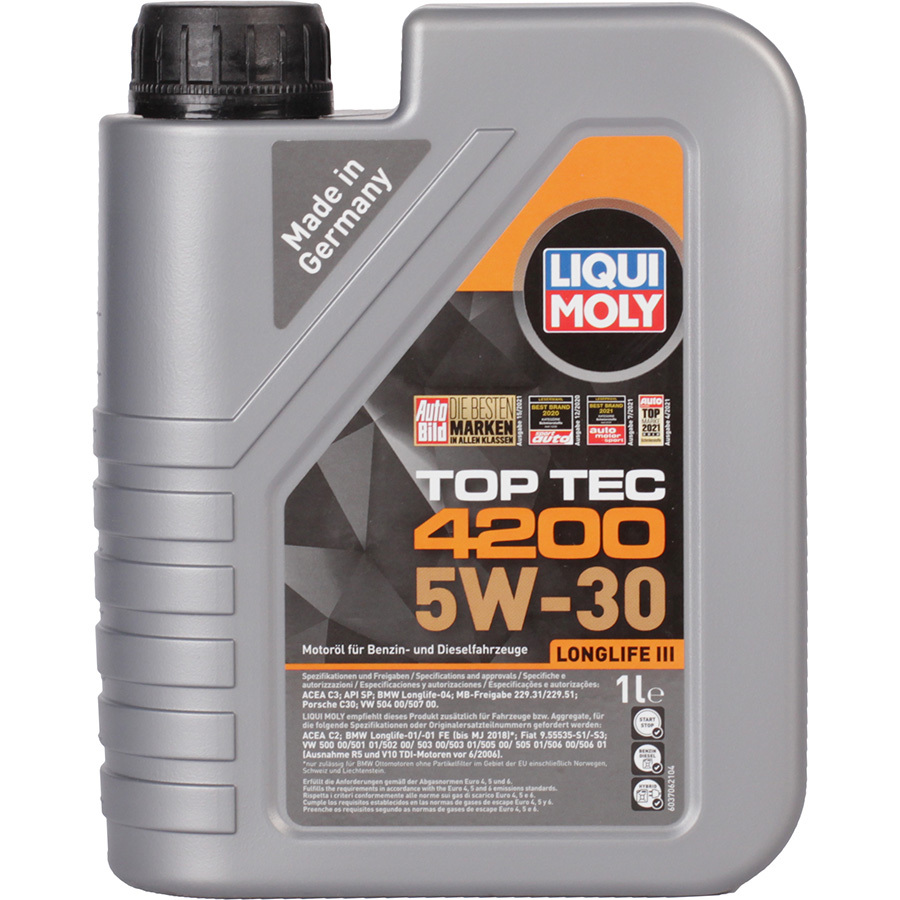 Моторное масло Liqui Moly Top Tec 4200 5W-30, 1 л