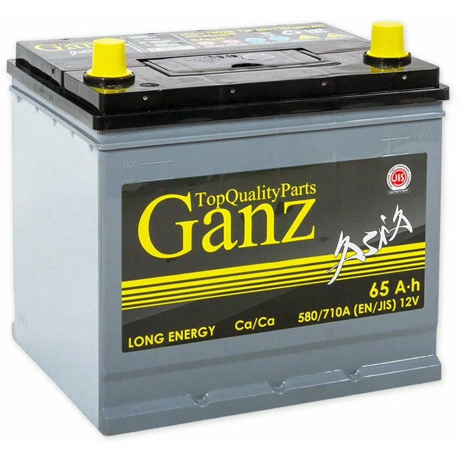 GANZ Автомобильный аккумулятор GANZ 65 Ач обратная полярность D23L