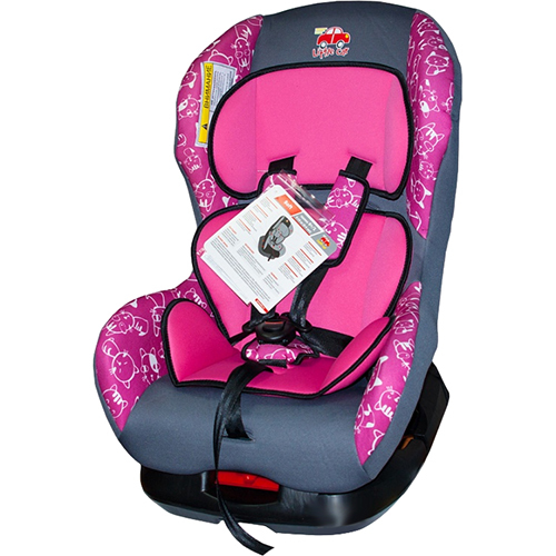 Детское кресло Little Car Детское автокресло Little Car Soft 0+/1 (0-18 кг), Коты-розовый круг кресло детское bestway 0 1 32096 р69см