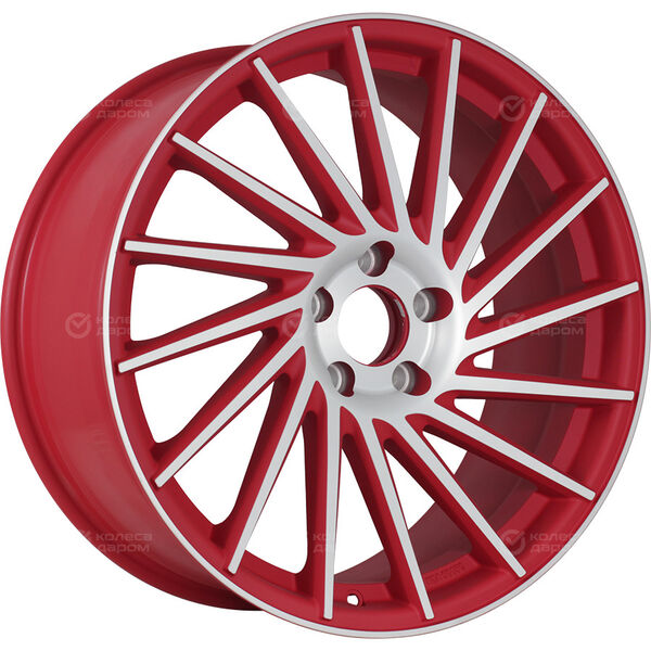 Колесный диск Keskin Tuning KT17  8.5xR19 5x112 ET45 DIA72.6 матовый красный полированный в Омске