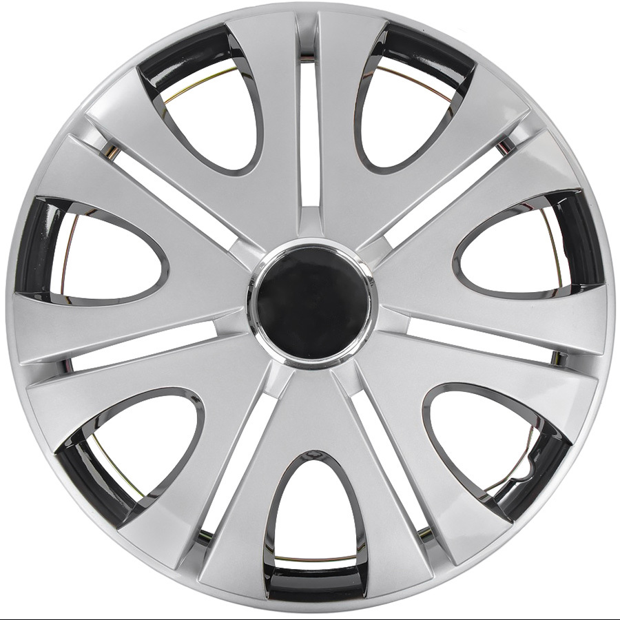 ARNEZI Колпаки колесные Arnezi Stars 15" серебристо-черный 4шт