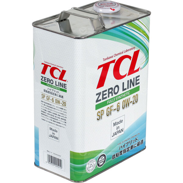 Моторное масло TCL Zero Line 0W-20, 4 л в Каменке