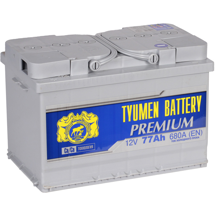 Tyumen Battery Автомобильный аккумулятор Tyumen Battery Premium 77 Ач прямая полярность L3 tyumen battery автомобильный аккумулятор tyumen battery standard 60 ач прямая полярность l2