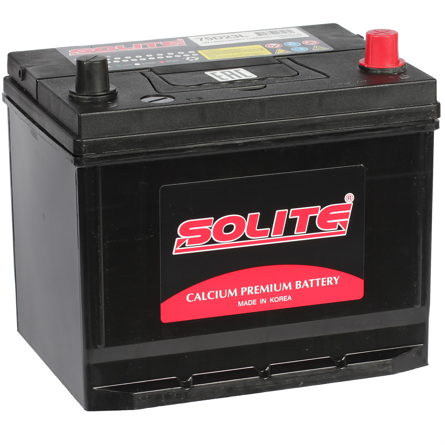 Solite Автомобильный аккумулятор Solite Asia 65 Ач обратная полярность D23L