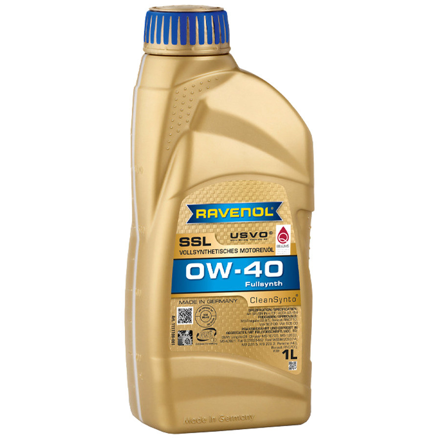 Моторное масло Ravenol Super Synthetik Oel SSL 0W-40, 1 л