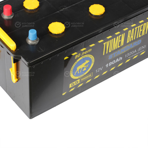 Грузовой аккумулятор Tyumen Battery Standard 190Ач о/п конус в Похвистнево