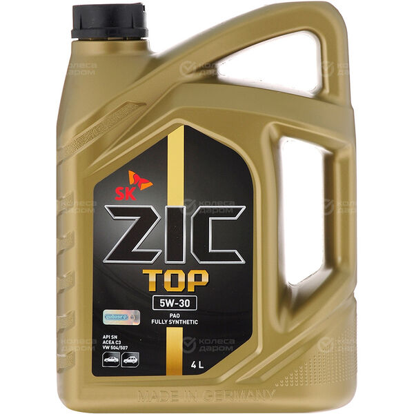 Моторное масло ZIC Top 5W-30, 4 л в Каменке