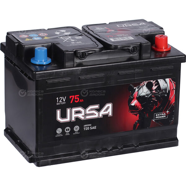 Автомобильный аккумулятор URSA 75 Ач обратная полярность L3 в Зеленодольске