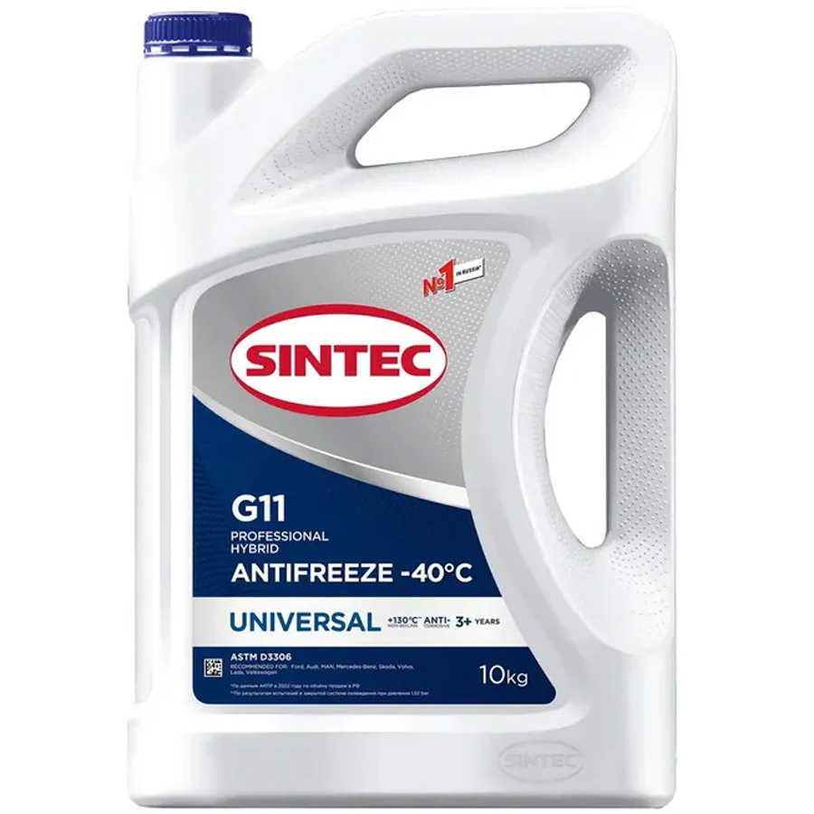 Антифриз Sintec G11 Синий 10 л.