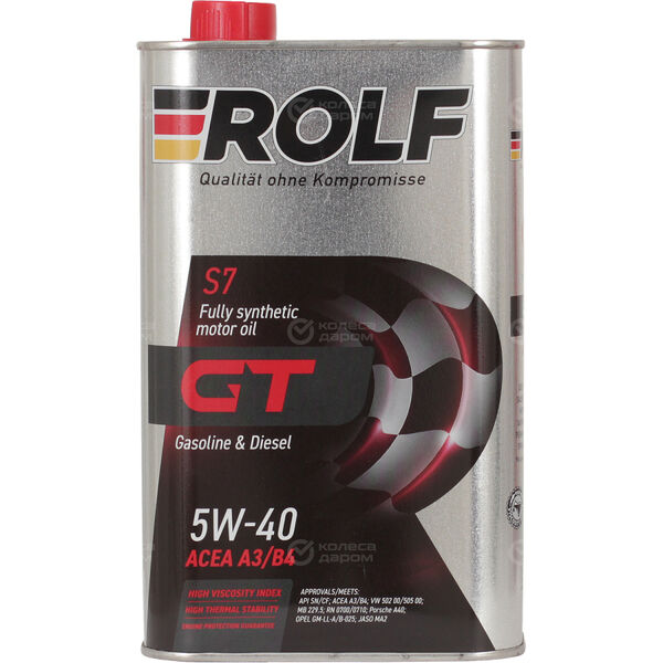 Моторное масло Rolf GT 5W-40, 1 л в Отрадном