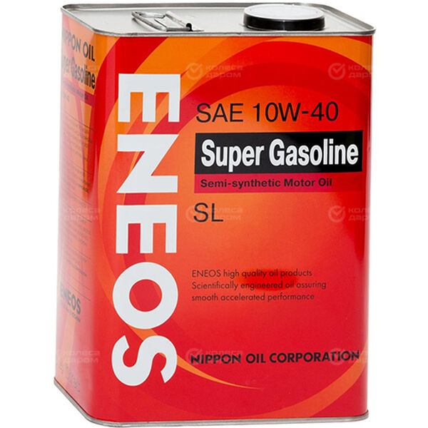 Моторное масло Eneos Super Gasoline SEMIS-C SL 10W-40, 4 л в Санкт-Петербурге
