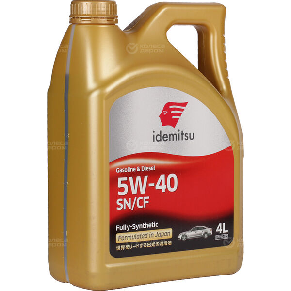 Моторное масло Idemitsu Fully-Synthetic SN/CF 5W-40, 4 л в Курске