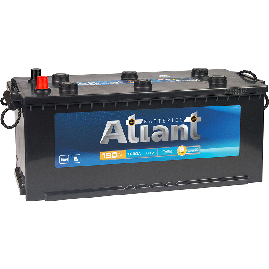 Atlant Грузовой аккумулятор Atlant 190Ач п/п конус atlas грузовой аккумулятор atlas 105 ач п п mf31 1000 конус