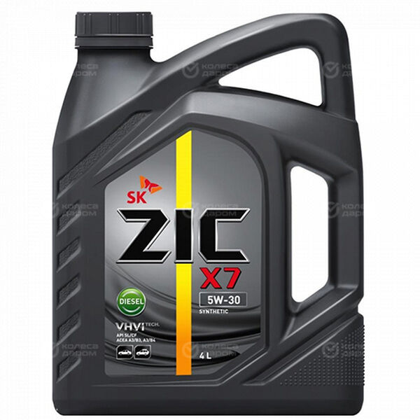 Моторное масло ZIC X7 Diesel 5W-30, 4 л в Туймазах