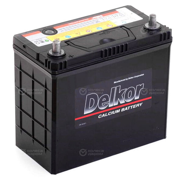 Автомобильный аккумулятор Delkor 55 Ач прямая полярность B24R в Чебоксарах