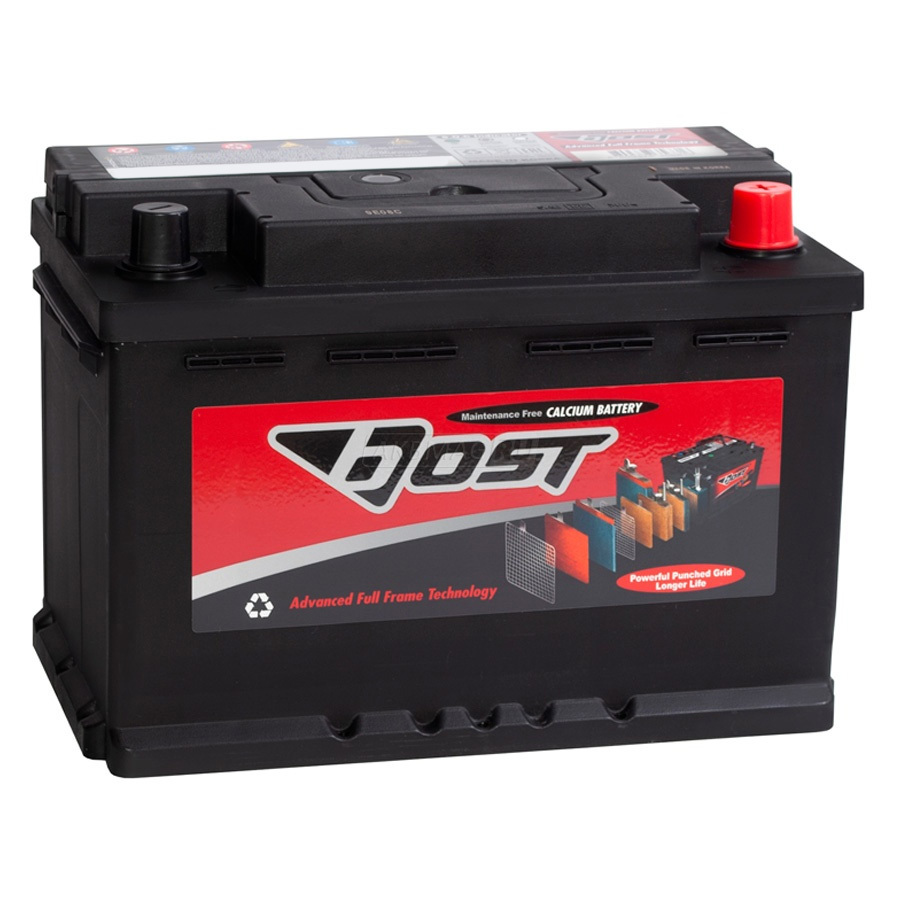 цена Bost Автомобильный аккумулятор Bost EFB 70 Ач обратная полярность D23L