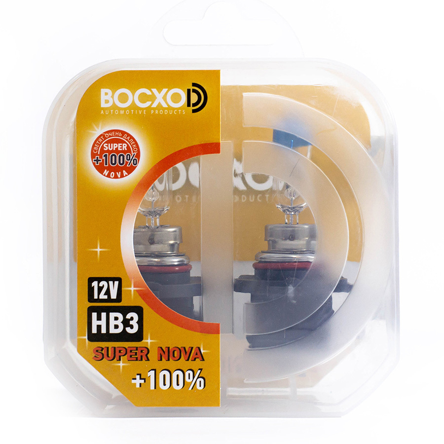 Автолампа BocxoD Лампа BocxoD Super Nova+100 - HB3-65 Вт, 2 шт.
